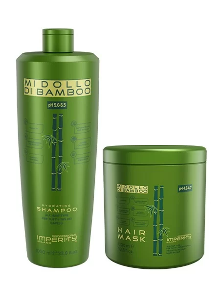 Imperity Bamboo šampūnas (1000ml) ir kaukė (1000ml) Imperity Bamboo šampūnas (1000ml) ir kaukė (1000ml)