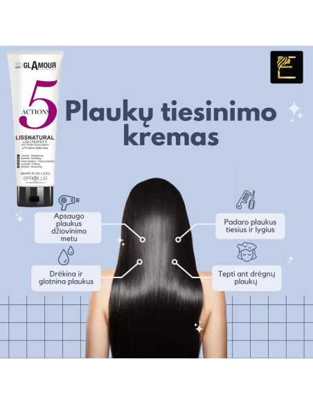 Glamour tiesinimo kremas Nr. 5 Glamour tiesinimo kremas Nr. 5