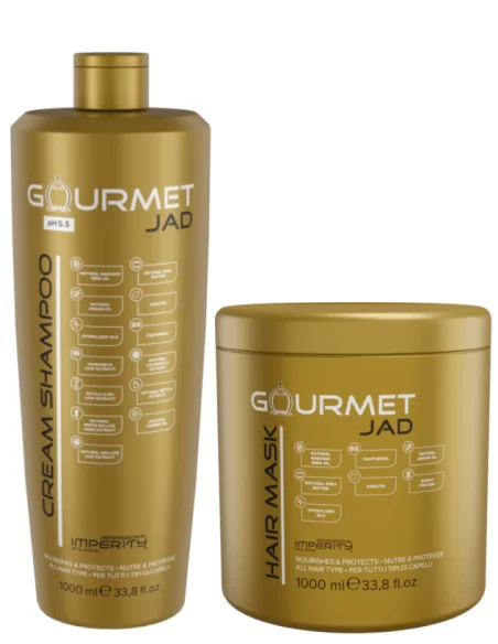 Imperity Gourmet JAD šampūnas ir kaukė (po 1000ml) Imperity Gourmet JAD šampūnas ir kaukė (po 1000ml)