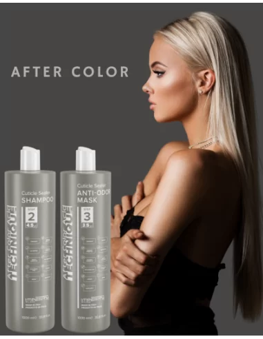 Šampūnas ir kaukė dažytiems plaukams