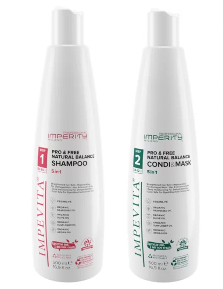Imperity Natural Balance šampūnas ir kondicionierius/kaukė (2x500ml) Imperity Natural Balance šampūnas ir kondicionierius/kaukė (2x500ml)