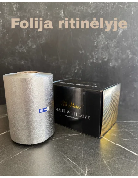 Reljefinė folija ritinėlyje SILVER TOUCH ROLL