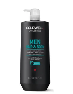 Goldwell Dualsenses For Men Hair & Body šampūnas ir dušo gelis vyrams (1000 ml)