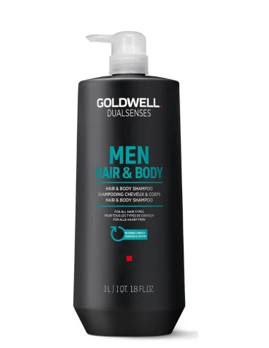 Goldwell Dualsenses For Men Hair & Body šampūnas ir dušo gelis vyrams (1000 ml)